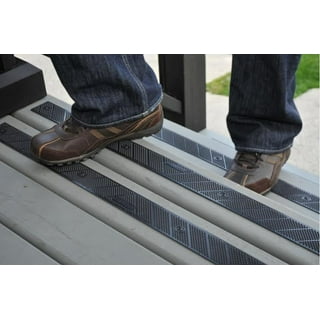 SDJMa 4-Pack Non-Slip Outdoor Stair Treads - Anti Slip Grip Tape