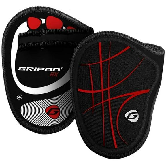 Gripad RX Crossfit Workout Weight Lifting Gloves - Red