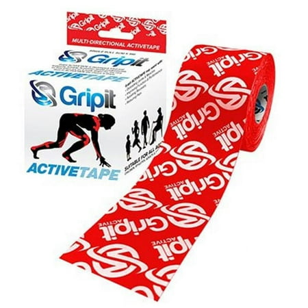 Gripit ACTIVETAPE, 2" x 5.5 yds, Red with logo