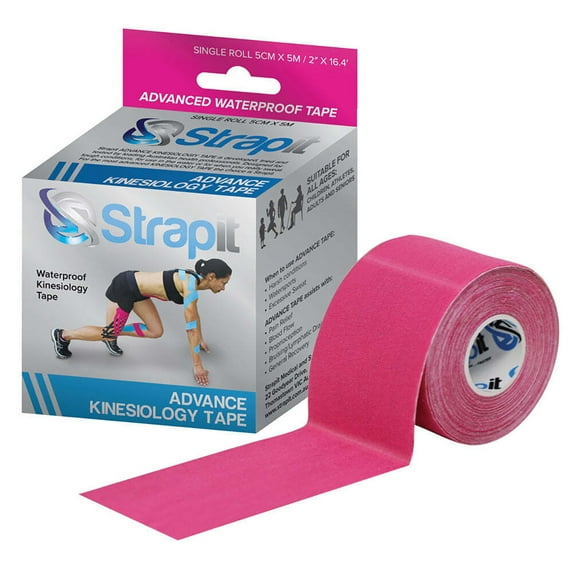 Gripit Advance Waterproof KTAPE, 2" x 5.5 yds, Pink