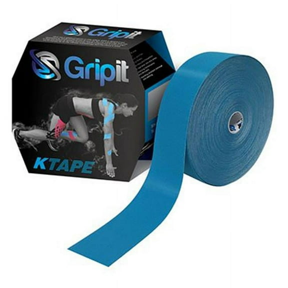 Gripit Original KTAPE Jumbo Roll, 2" x 34 yds, Blue