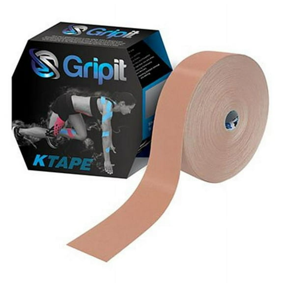 Gripit Original KTAPE Jumbo Roll, 2" x 34 yds, Tan