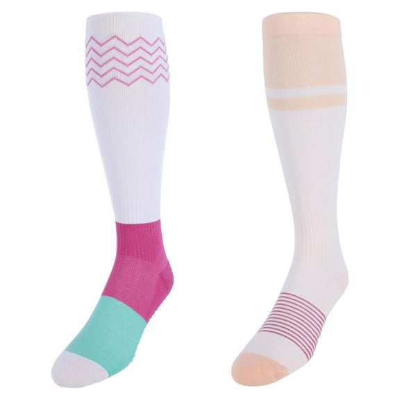 Gripjoy  Extended Size Compression Socks with Grips (Pack of 2) (Men)