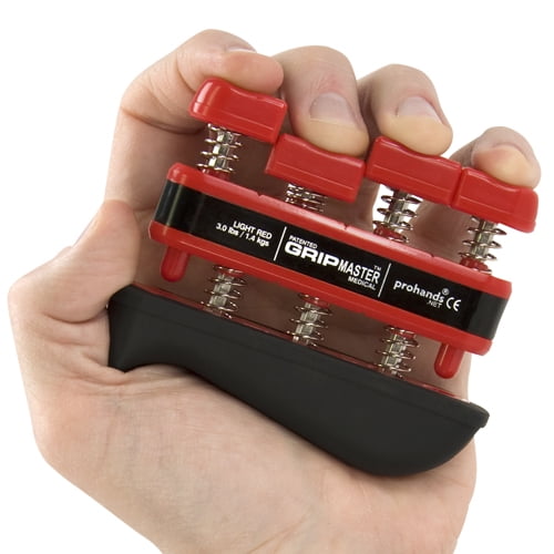 Gripmaster Digit Hand Red Exerciser Light 3.0 lb 10 lbs Walmart