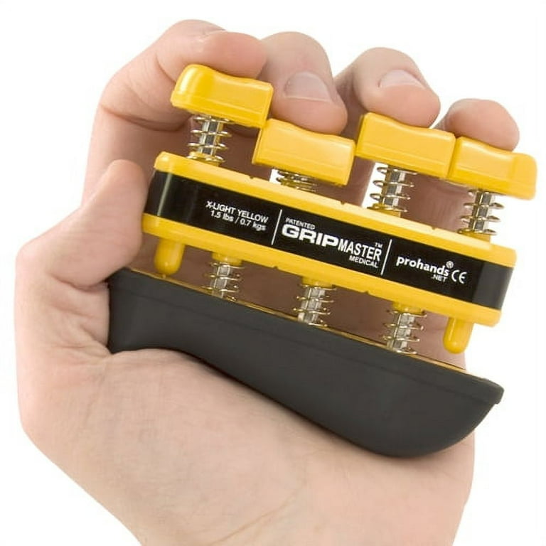 CanDo Digi-Flex hand exerciser - Yellow, x-light - Finger (1.5 lb) / hand (5.0 lb) CanDo Digi-Flex hand exerciser - Yellow, x-light - Finger (1.5 lb) / hand (5.0 lb)