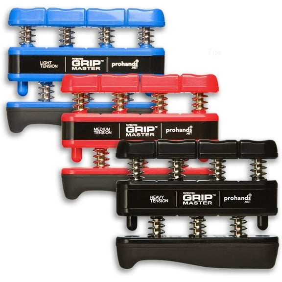 Gripmaster Hand Exerciser, Finger Exerciser (Hand Grip Strengthener), Spring-Loaded, Finger-Piston System, Isolate & Exercise Each Finger