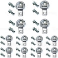 thumbnail image 1 of Gripon (12 Pack with 1-1/2inch Hardware) Heavy Duty 3/8" 5,000lbs Anchor Point Surface Mount Bolt On D Ring Tie Down, 1 of 1