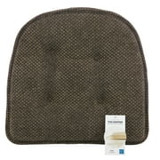 Gripper 15" x 16" Non-Slip Textured Brown Chair Cushion