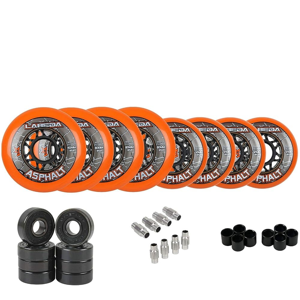 Gripper Asphalt Outdoor Inline Hockey Wheels with Ceramic Bearings