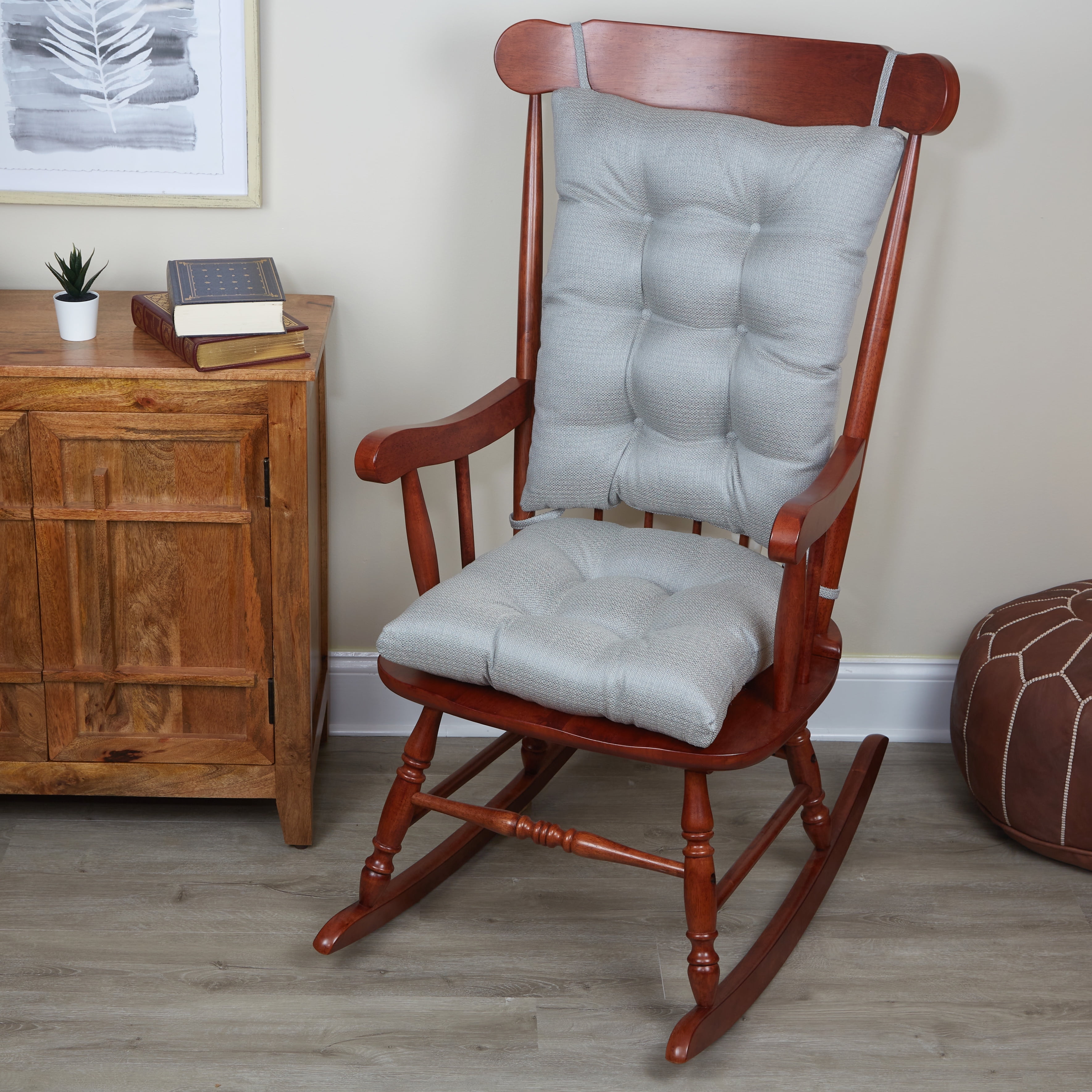 Rocking chair jumbo size cushion set new arrivals