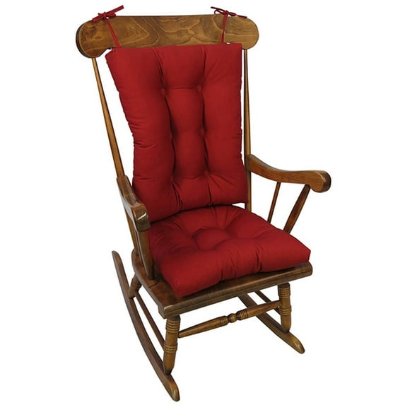 Gripper Jumbo Rocking Chair Cushions, Twill