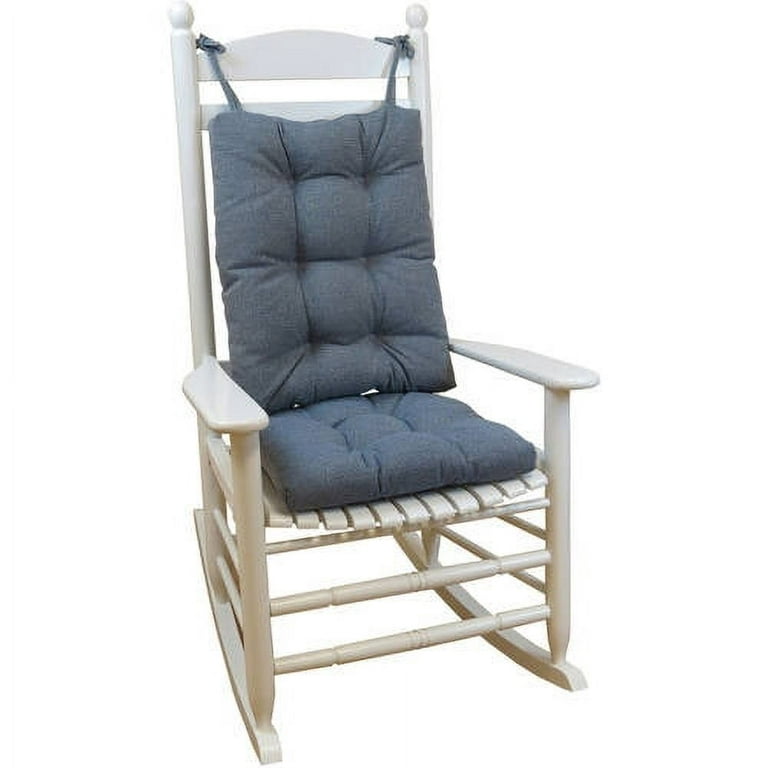 Gripper Jumbo Omega Rocking Chair Cushion Set, Gray