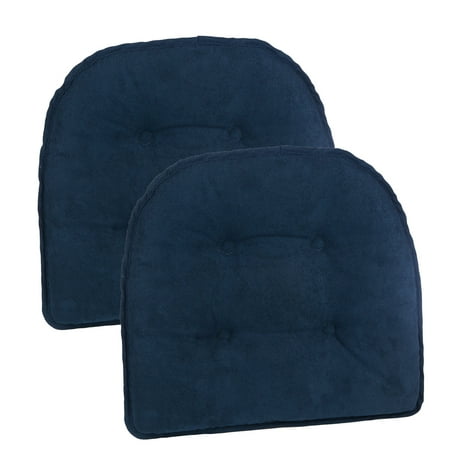 Gripper Non-Slip 15" x 16" Nouveau Tufted Chair Cushions, Set of 2