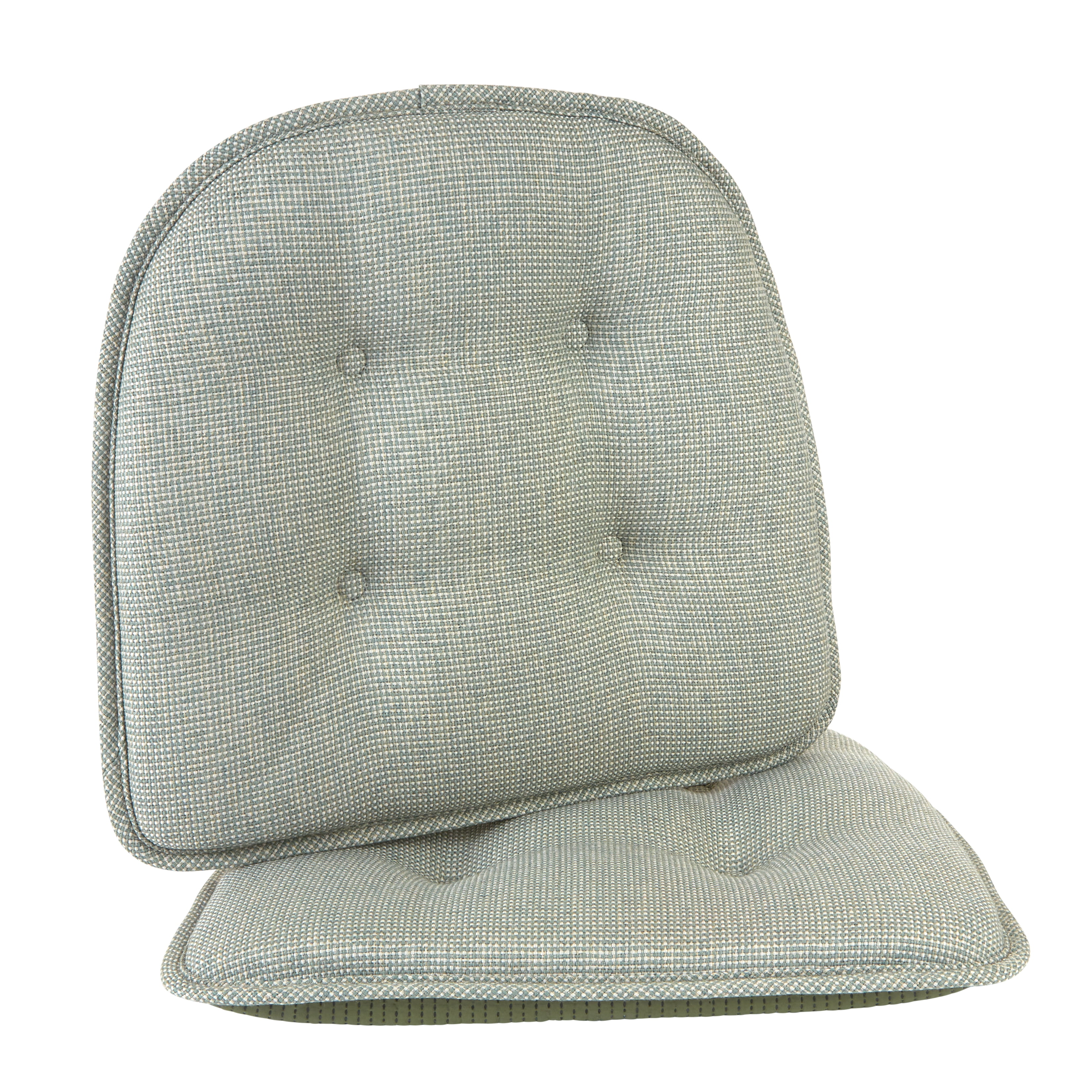 Chair Cushions for Dining Chairs, Memory Foam Chair Cushion Tufted Chair  Pads for Dining Chairs - Corn Kernel Seat cushion - Gray Blue 