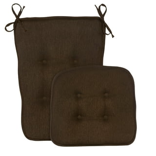 DanceeMangoo Non-Slip Rocking Chair Cushions Backrest Seat Cushion for  Office Chair Desk Seat Cotton Linen Fabric Relax Lazy Buttocks  (Brown(Cotton