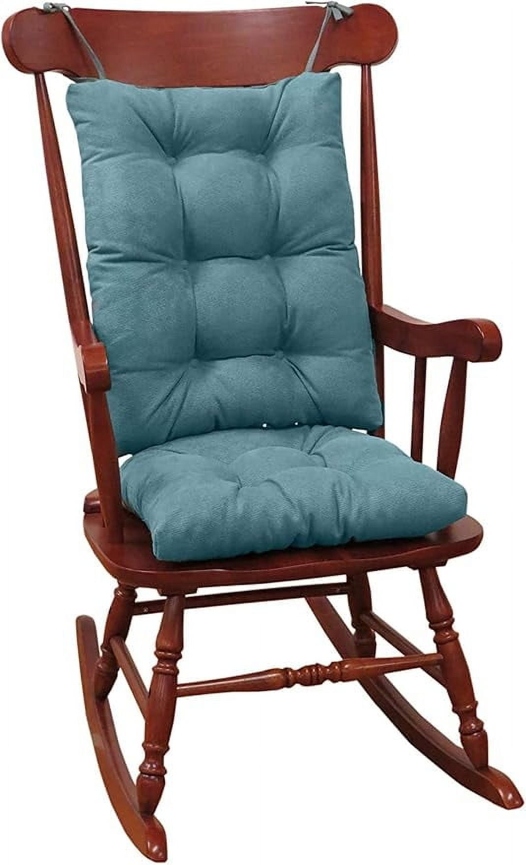Slipping From Rocking Chair The Gripper Non-Slip Rocking Chair Cushion Set with Thick Padding and ...
