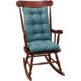 thumbnail image 1 of The Gripper Non-Slip Rocking Chair Cushion Set with Thick Padding and Tufted Design, Includes Seat Pad & Back Pillow with Ties, 17x17 Inches, 2 Piece Set, Marine, 1 of 5
