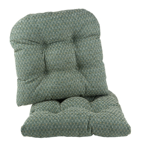 Gripper Raindrops Universal 15" x 15" Chair Cushion, Set of 2