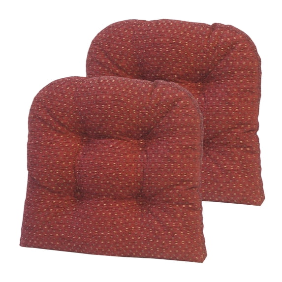 Gripper Raindrops Universal 15" x 15" Chair Cushion, Set of 2