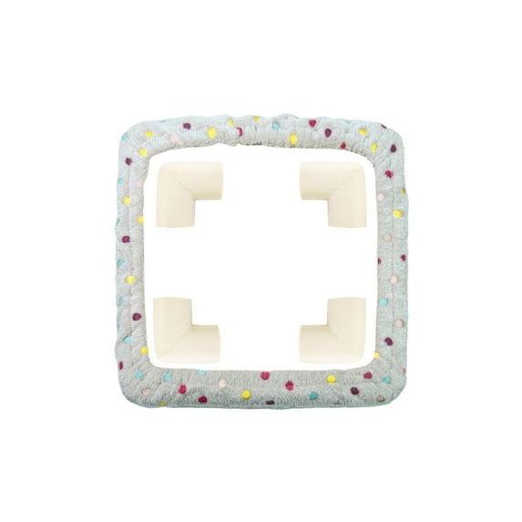 Gripper Strips Frame Cover Needle Frame Cover Square Stitches Hoop Frame Cover 25x25cm/40x40cm for Women