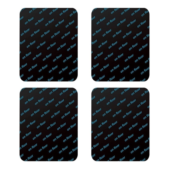 Grippers for Rug Pad, Non-Slip Rug Gripper, Carpet Gripper Tapes for Hardwood Floors and Tile, Reusable and Washable Area Carpet Tape, Double-Sided Adhesive Pads, 4 Pcs, 3.15x2.36"