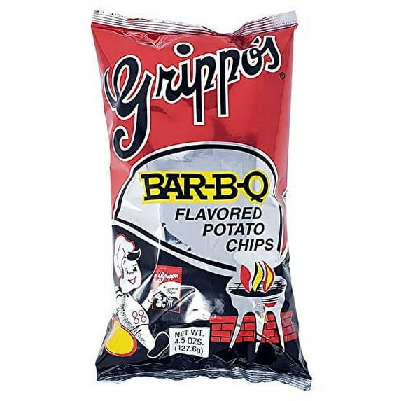 Grippo's BBQ Potato Chips 4.5 Oz Bags 18 Count