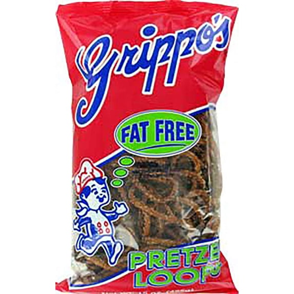 Grippo's Fat Free Pretzel Loops 9oz 12 Ct. Box