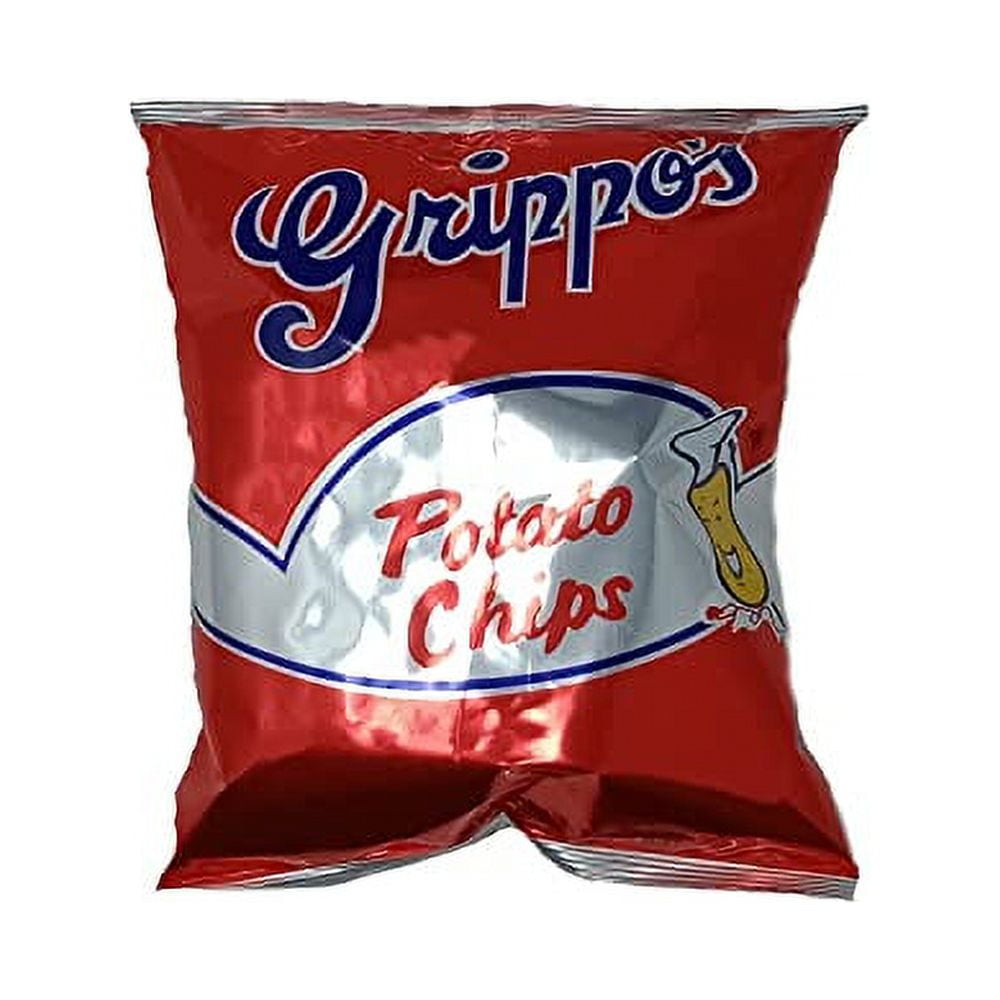 Grippo's Plain Potato Chips 2.75 Oz Bags 24 Count