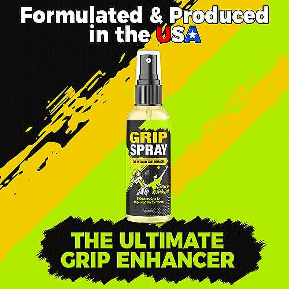 Grippy Gecko Racket Grip Spray Tennis, Badminton & Pickleball Grip