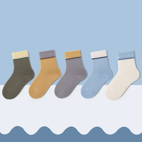 Grippy Socks Children's Socks Boy Centre Tube Socks Features Socks for Boy Light Blue L
