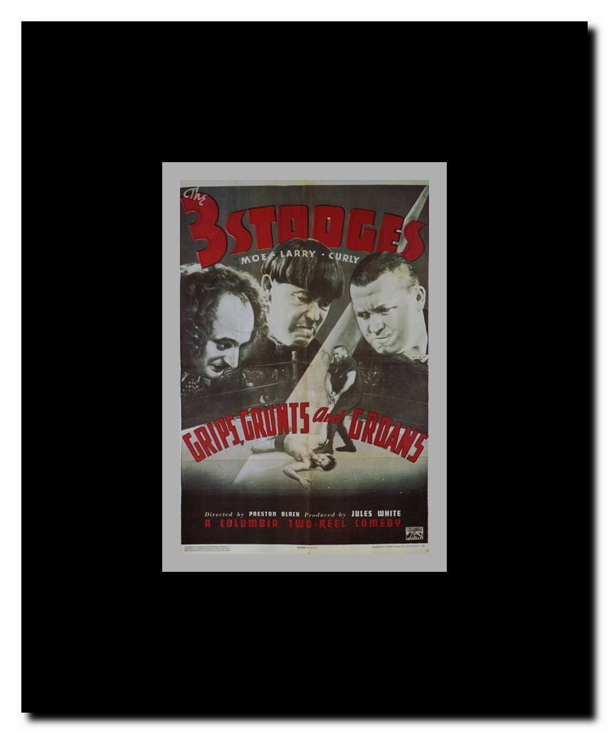 Grips Grunts and Groans Framed Movie Poster