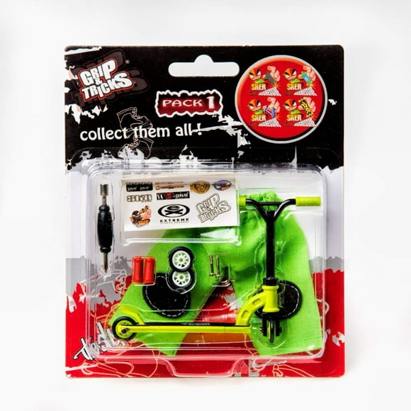 Grips & Tricks Finger Scooter Stunt Pack 1 (Green)