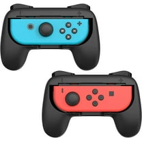 Grips for Nintendo Switch Joycon Controller 2 Pack - Game Accessories Joy-Cons Handheld Joystick Remote Control Holder Kit-Black