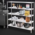 thumbnail image 1 of Griptix 5 Tier Heavy Duty Stainless Steel Shelving Adjustable Storage Shelf 70 16 6 70in, 1 of 7