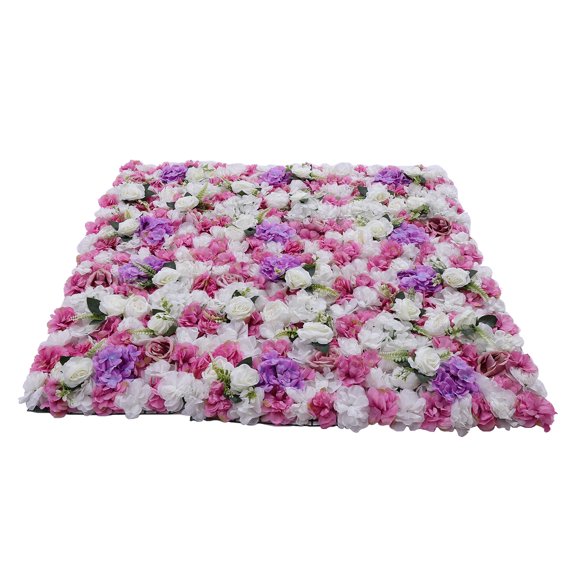 Griptix Flower Wall Backdrop, Silk Peony and Rose Panels, Rich Layers with DIY Cutting Option, Ideal for Weddings and Decorations