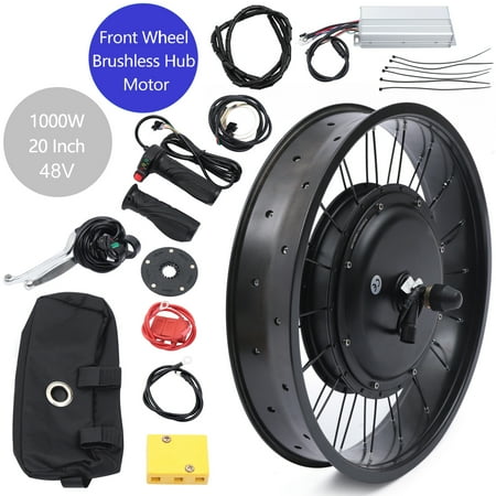 Griptix Front Wheel E Bike Conversion Kit Fat Tire 20 48V 1000W Electric Bicycle Motor