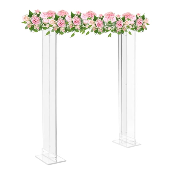 Griptix High-Quality Acrylic Wedding Flower Stand, Easy to Install, Versatile for DIY Floral Decorations, Perfect Gift for Home, Parties, and Special Occasions