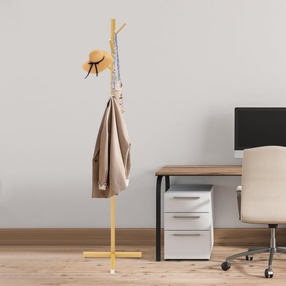 Griptix Mantel Hutstander Garderobenstander mit 7 Hakenstangen Coat Hat Racks