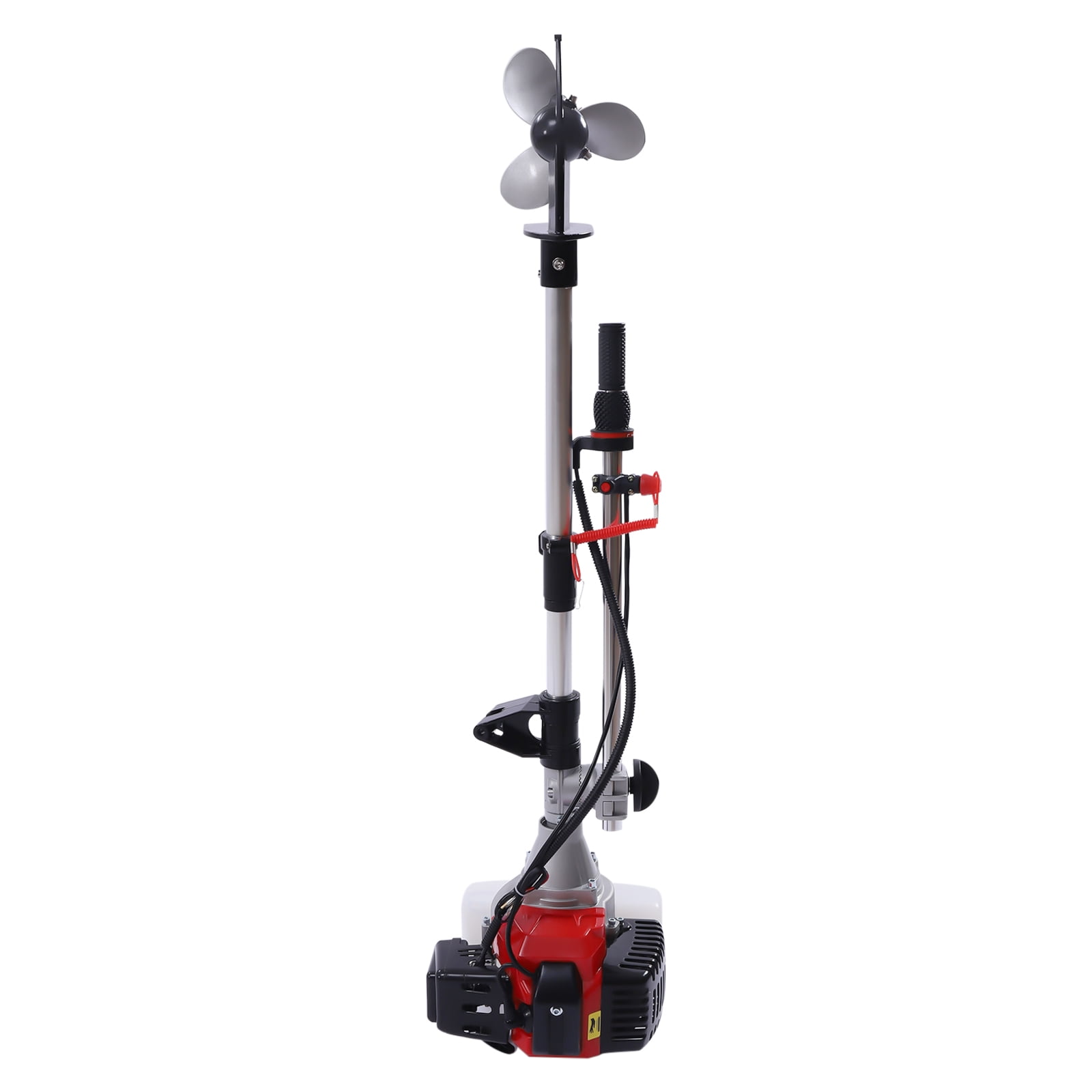 Griptix Outboard Boat Engine Motor 2-Stroke HP, 1.7KW Marine Boat Motor 52CC and Manual Pull Start for Inflatable Fishing Boats Yachts Water Sport Tools