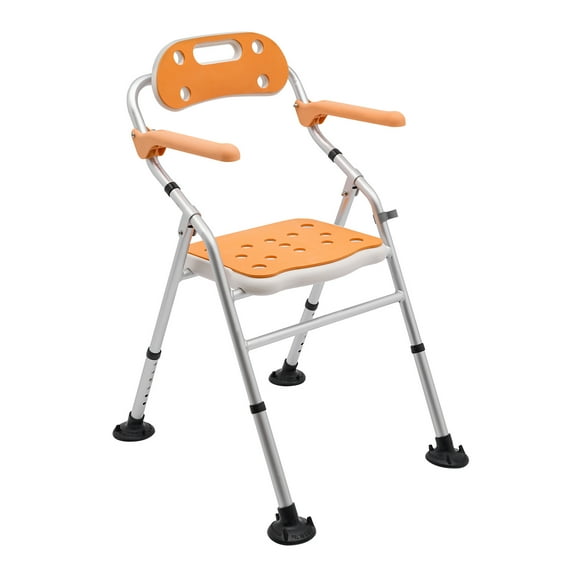 Griptix Shower Stool Seat Folding Bath Chair Tub Bench Seniors Handicap Adults 330lb