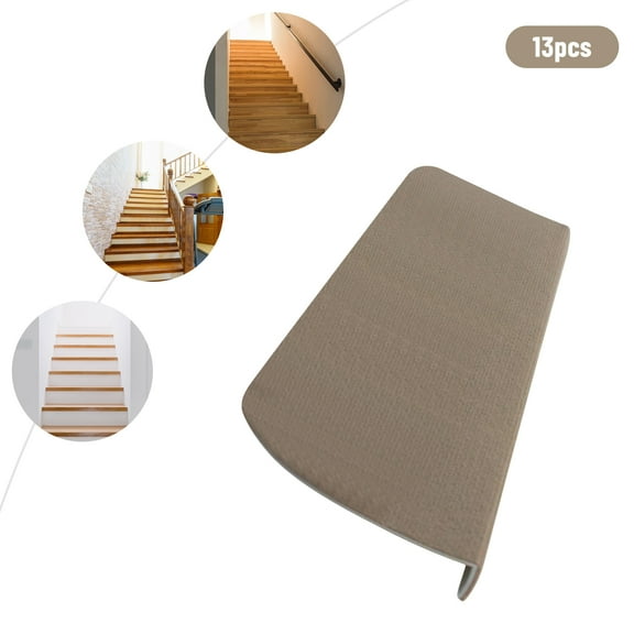 Griptix Stair Treads Set 13 Indoor Non Slip Skid Mats Pads Carpet Rugs TOP