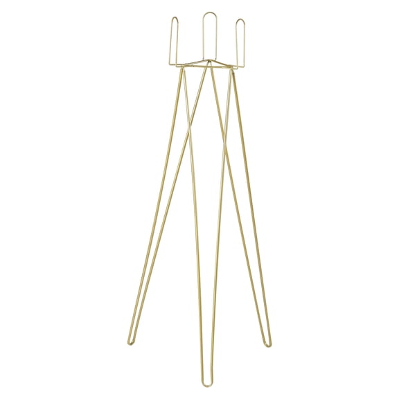 Griptix Wedding Flower Stand Set of Two, Strong and Durable Gold Crown Design, Holds Flowers, Desserts, or Vines, Ideal for Parties and Special Events