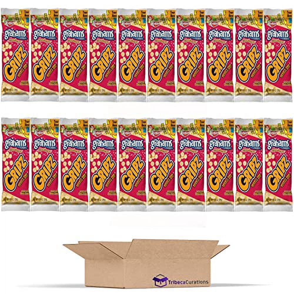 Gripz Grahams Crackers To Go Packs .9 Ounce 20 Count (Cinnamon