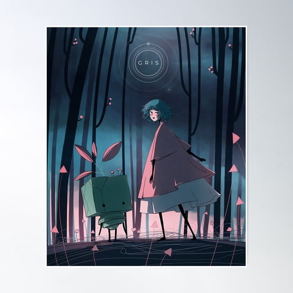 Gris Game Art Poster Wall Art, Modern Wall Decor, 12x18 UNFRAMED