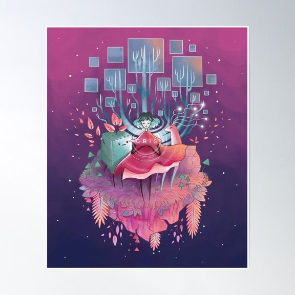 Gris Game Art Poster Wall Art, Modern Wall Decor, 24x36 UNFRAMED