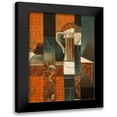thumbnail image 1 of Gris, Juan 18x24 Black Modern Framed Museum Art Print Titled - Playing Cards and Glass of Beer, 1 of 5