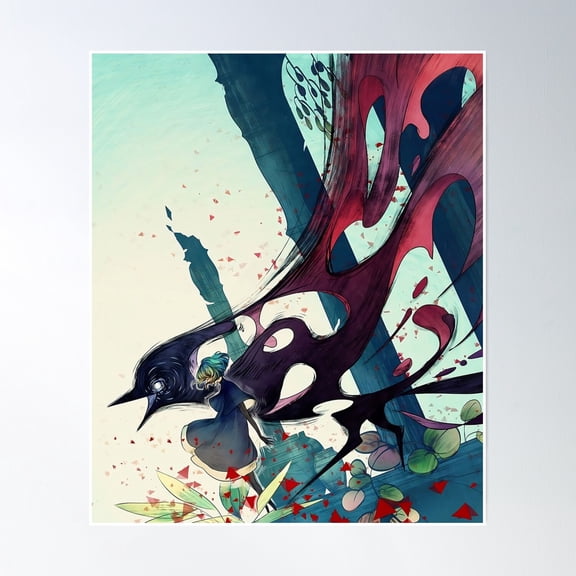 Gris Video Game Poster Wall Art, Modern Wall Decor, 12x18 UNFRAMED
