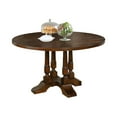 thumbnail image 1 of Griselda Plank-Style Round Dining Table, Brown Cherry, 1 of 2