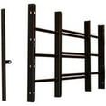 thumbnail image 1 of Grisham 93013 Horizontal Adjustable Window Guard, 22-3/4 in W x 14-3/4 in H, Solid Tubular Steel, 1 of 2