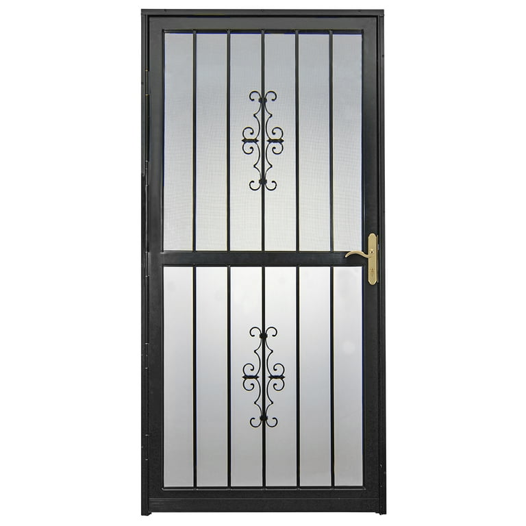 doorzo公式アカウント01 （G-336) Sdstone Grisham Deluxe Steel Security Door, 36 x 80